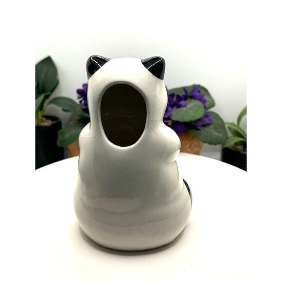 Ceramic Tiki Mug Panda Bear With Bamboo Design 8" Tall - Picture 2 of 6